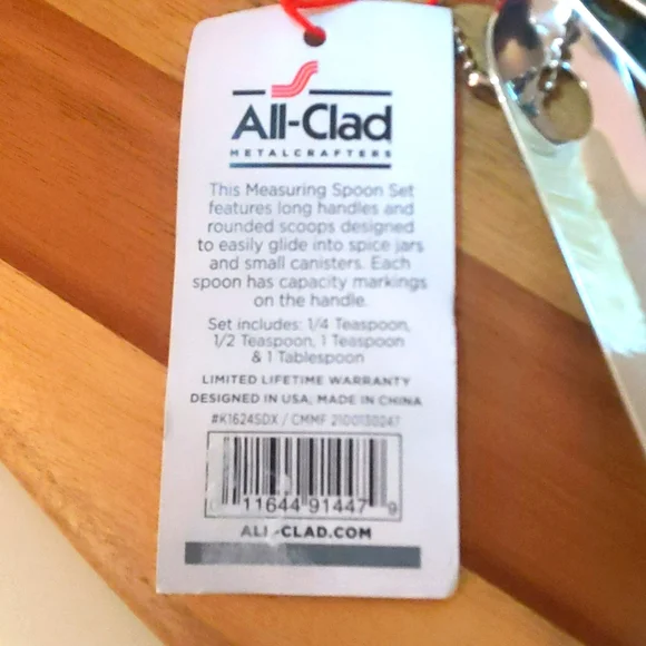 All clad stainless steel measuring cup set Williams-Sonoma - Picture 3 of 8